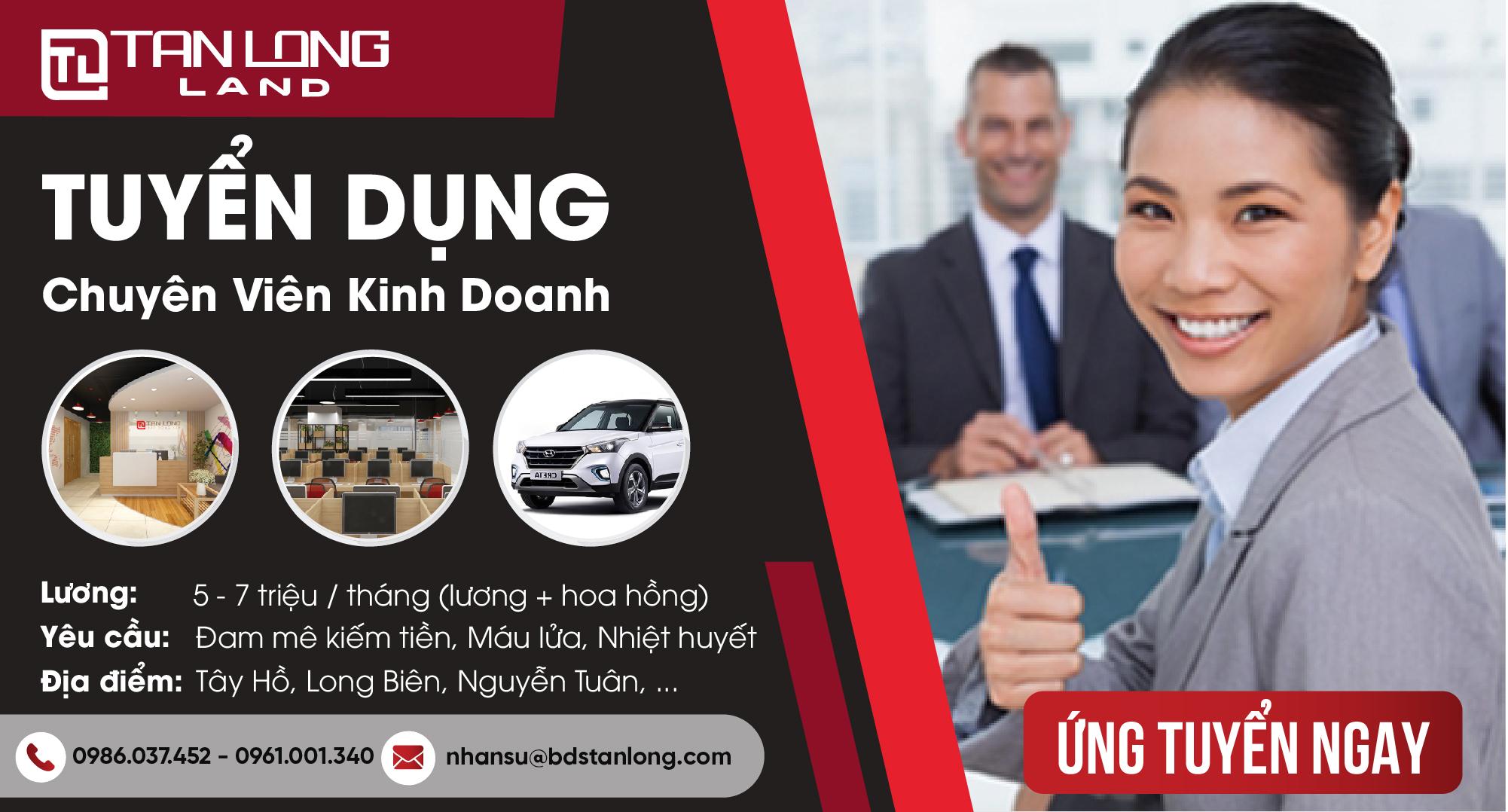 Cơ hội việc làm tại Tân Long