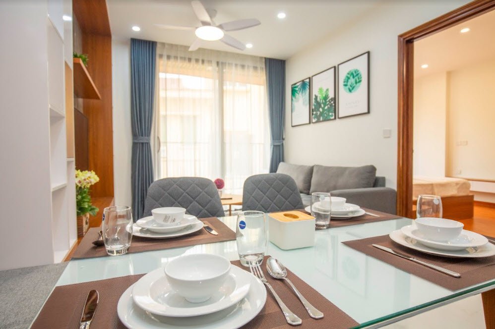 Cho thuê căn hộ tại ngõ 11, Tô Ngọc Vân, diện tích: 85m2, view đẹp và thoáng, giá rẻ 4