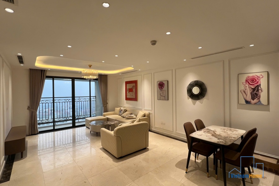 Bán căn hộ 2 ngủ Hồ Tây hướng Tây dự án D'Le Roi Soleil giá VIP bàn giao cao cấp sang trọng